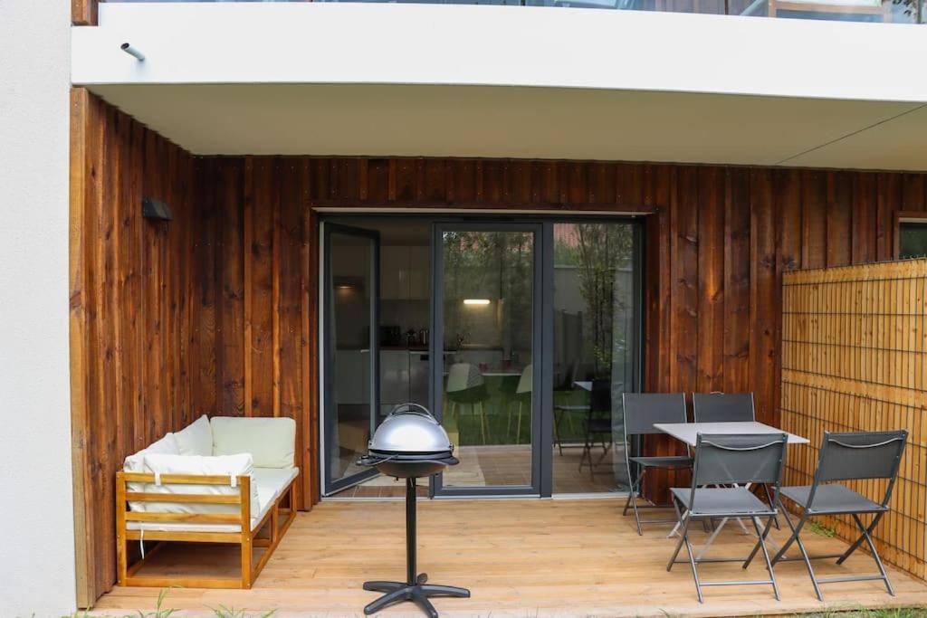 Les Cottages Jardin Elegant Et Ambiance Cosy บิสการ์รอส ภายนอก รูปภาพ
